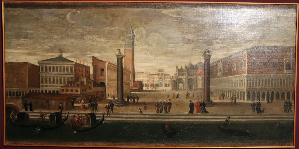 veduta della piazzetta di san marco dal lato del molo, by Unknown