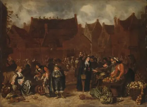 Vegetable Market, by Unknown
