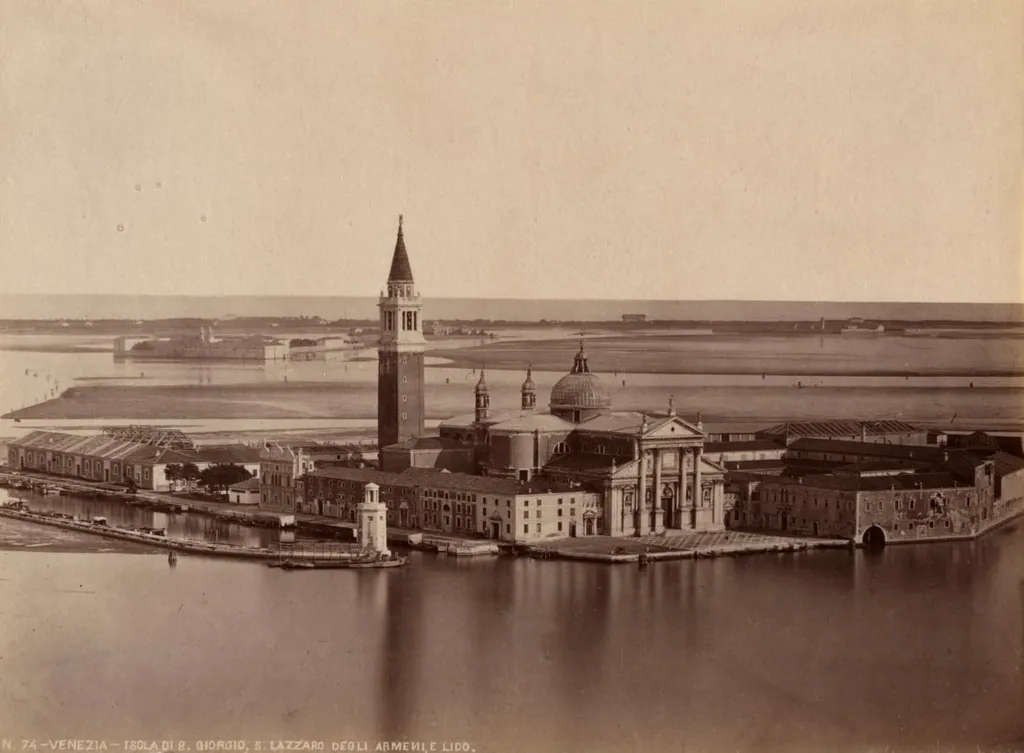 Venice - Island of San Giorgio, San Lazzaro degli Armeni, the Lido, by Unknown, 1804