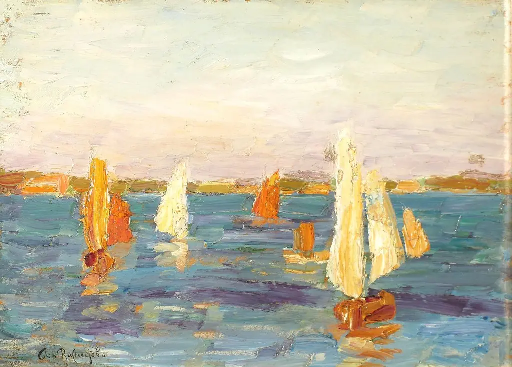 Venice lagoon, by Unknown