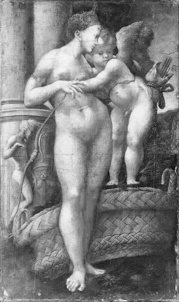 Venus and Cupid, by Unknown