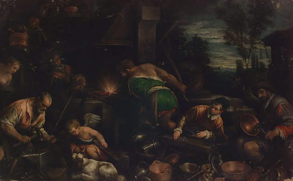 Venus in der Schmiede des Vulkan, by Unknown