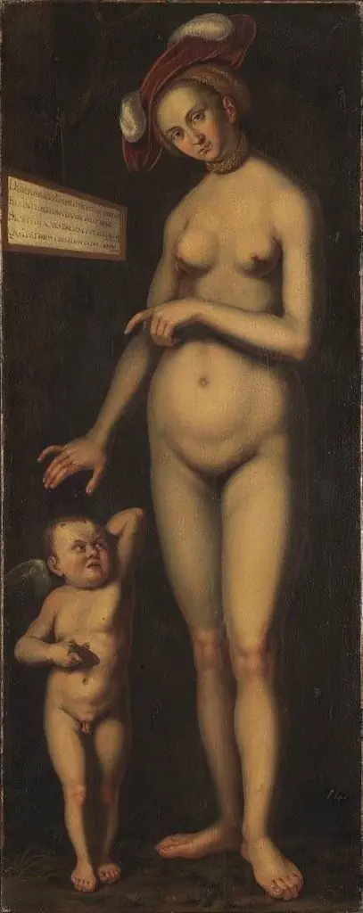 Venus with Cupid as Honey Thief, by Unknown