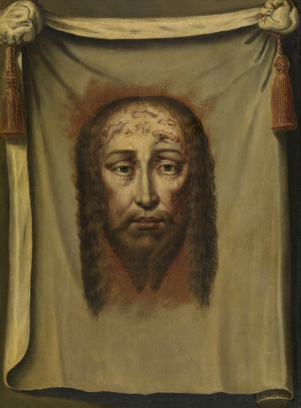 Vera Icon, by Unknown, oil, 1596