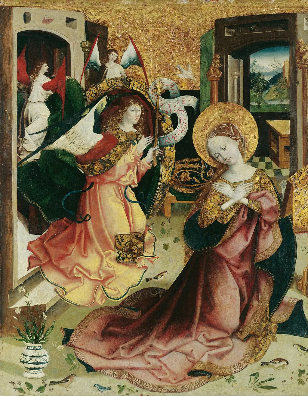Verkündigung an Maria, by Unknown, unspecified, 1500