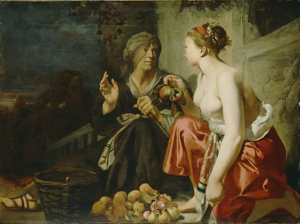 Vertumnus and Pomona, by Unknown