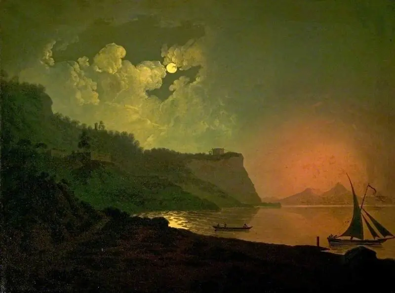 Vesuvius from Posilipo, Italy, by Unknown