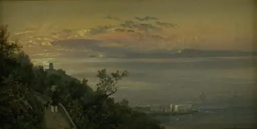 View from the Hills above Castellamare at Naples, by Unknown