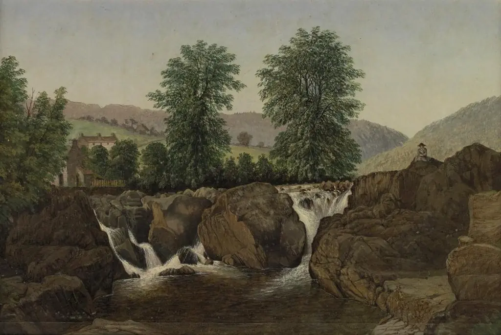 View near Bettws y Coed, by Unknown