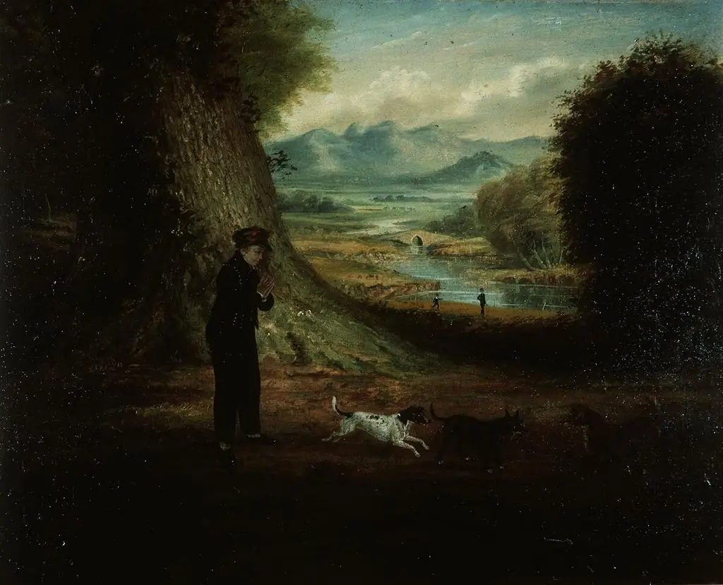 view near Gogerddan, by Unknown, 1800