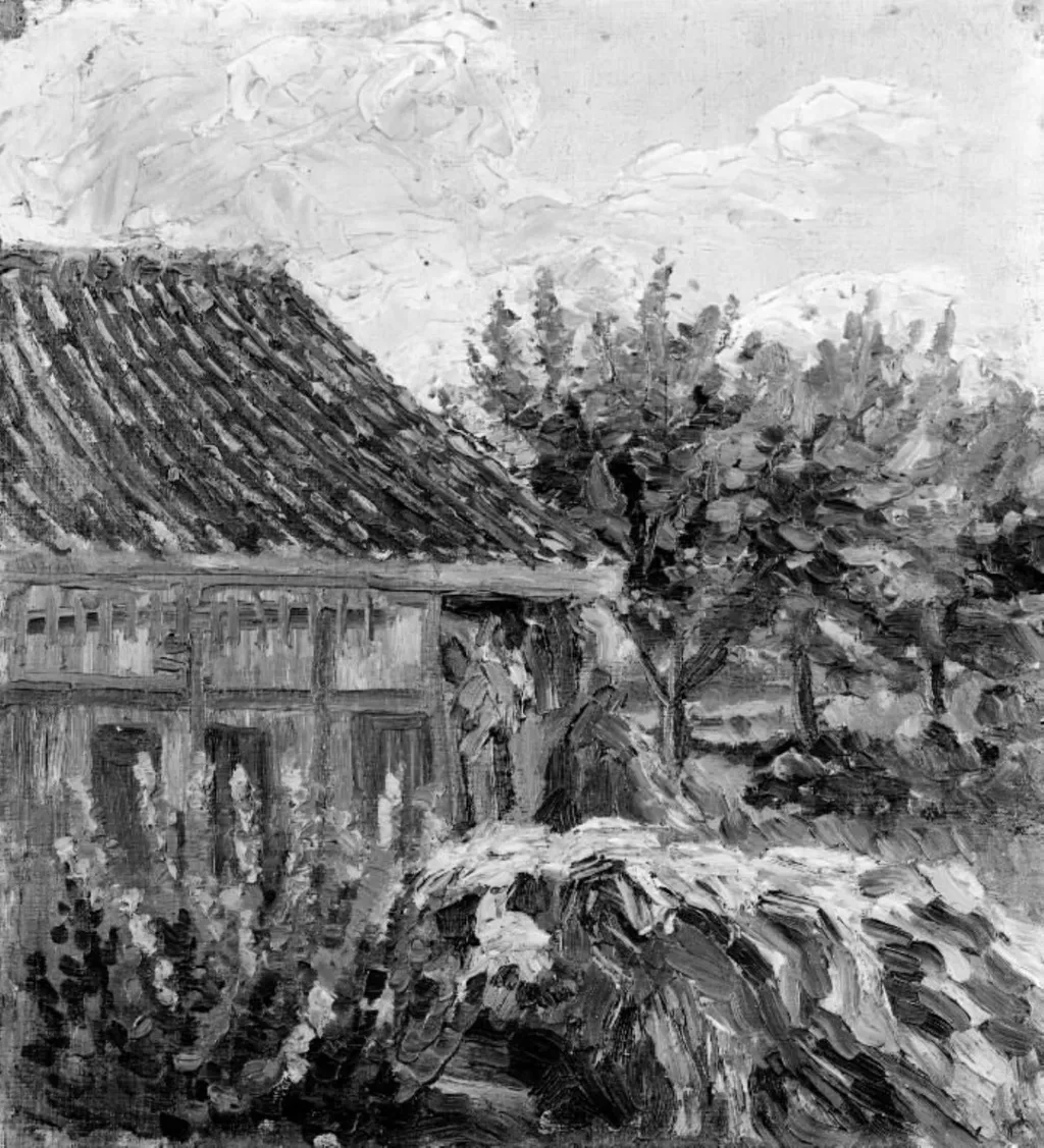 View of a House in Hørsholm, by Unknown, 1910