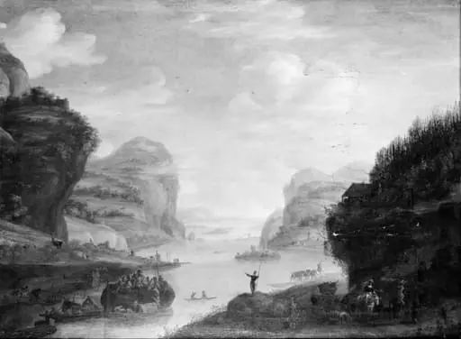 View of a River, by Unknown