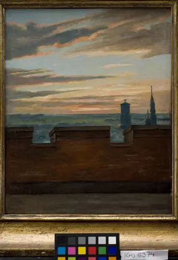 View of Copenhagen at Sunset, by Unknown