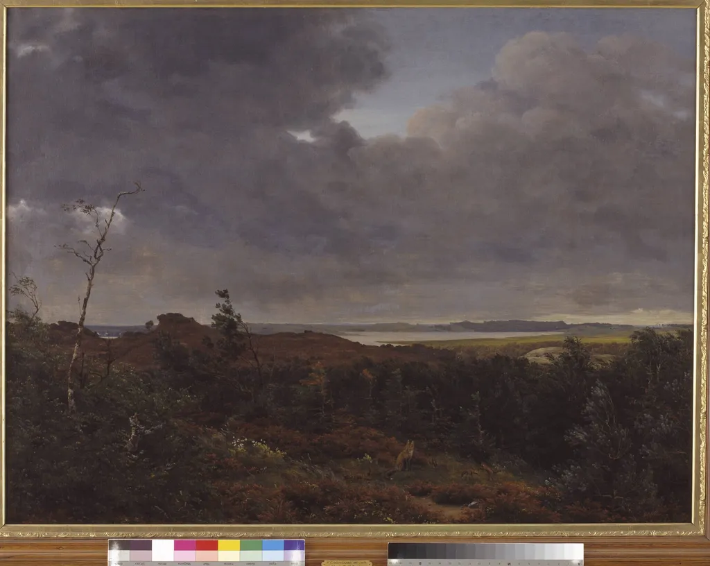 View of Frederiksværk from Tisvilde Wood, North Zealand, by Unknown, 1839