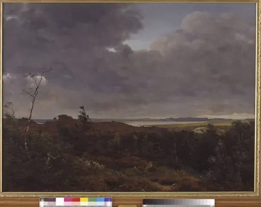 View of Frederiksværk from Tisvilde Wood, North Zealand, by Unknown