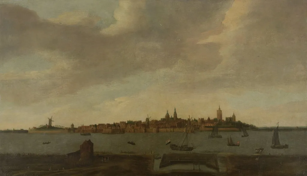 View of Heusden, by Unknown, unspecified, 1650