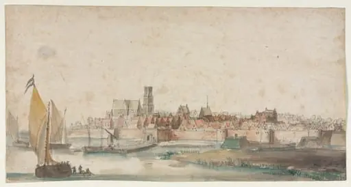 View of St. Geertruidenberg, by Unknown
