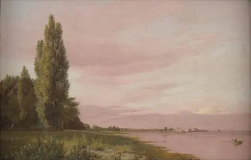 View of the Bay near the Copenhagen Limekiln Looking North. A Quiet Summer Afternoon, by Unknown