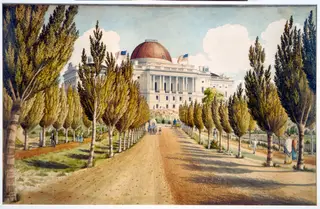 View of the Capitol, by Unknown, 1824