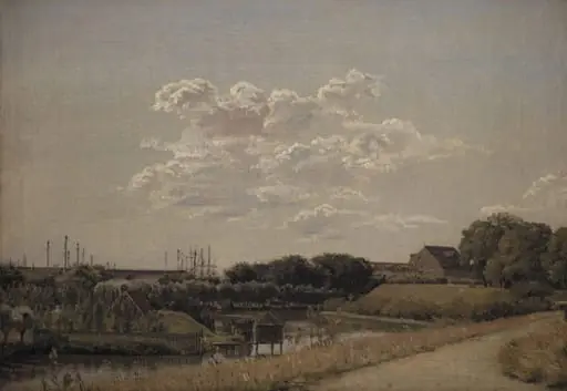 View of the Citadel Ramparts Looking Towards Langelinie and the Naval Harbour, by Unknown