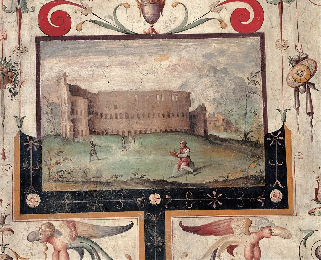 View of the Colosseum, by Unknown