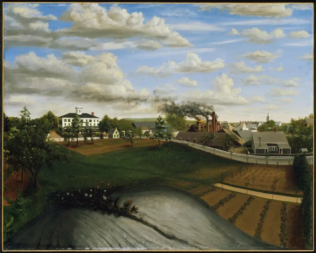 View of the Iron Works, Canton, Massachusetts, by Unknown