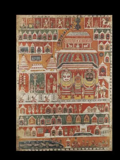 View of the Jagannatha Temple, Puri, by Unknown