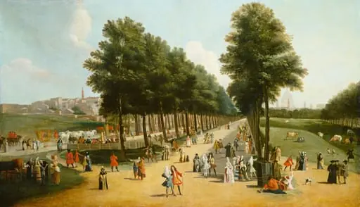 View of the Mall in Saint James's Park, by Unknown