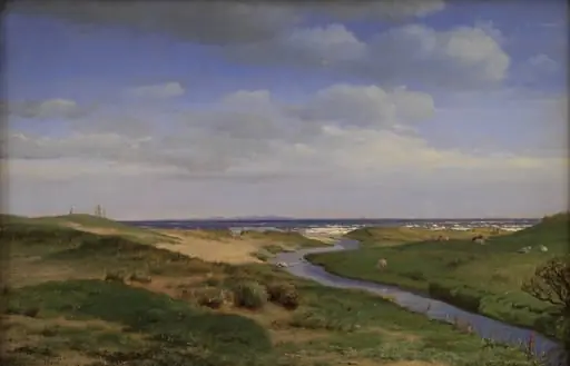 View of the North Coast of Zealand at Dronningmølle, by Unknown