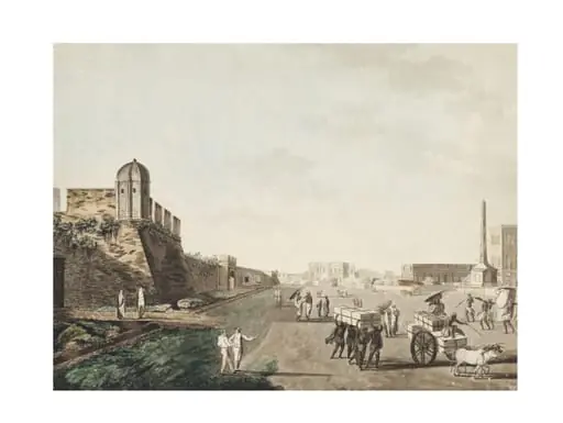 View of the Old Fort, Calcutta, by Unknown