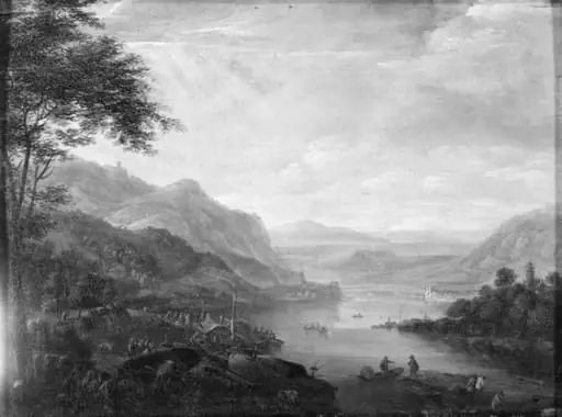 View of the Rhine, by Unknown
