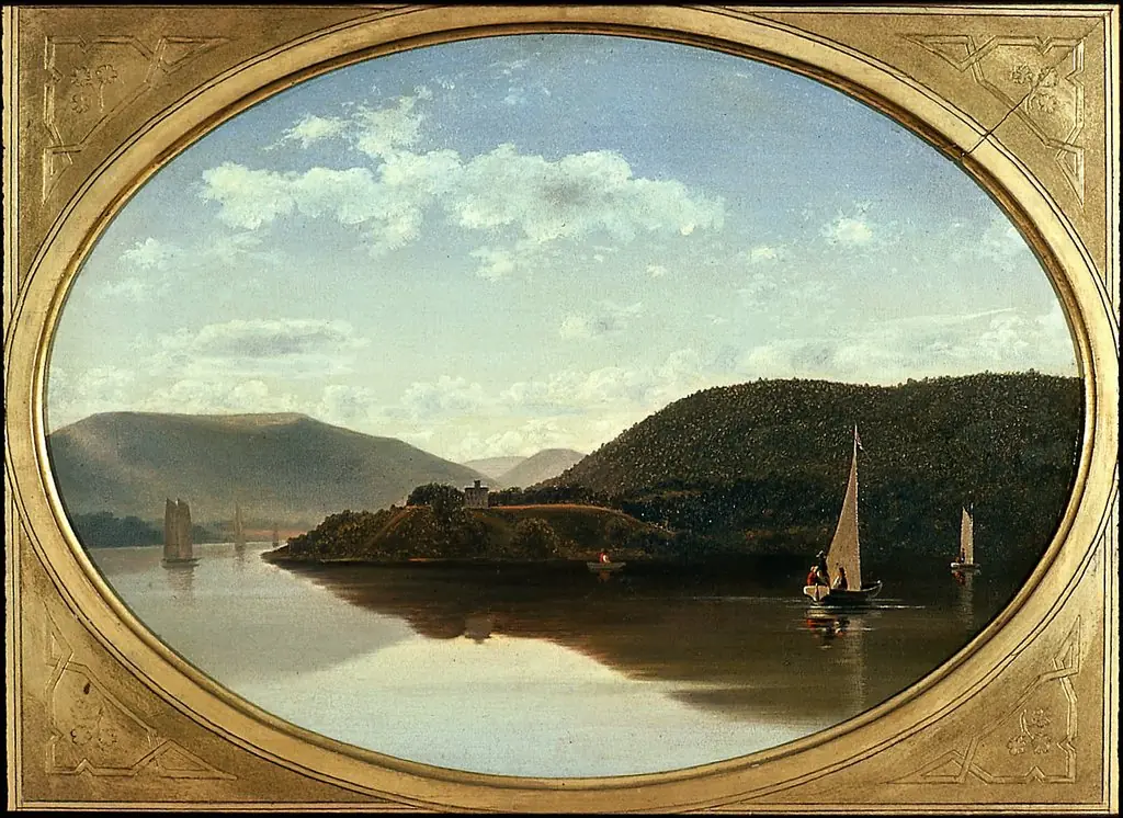 View of West Point from above Washington Valley, by Unknown