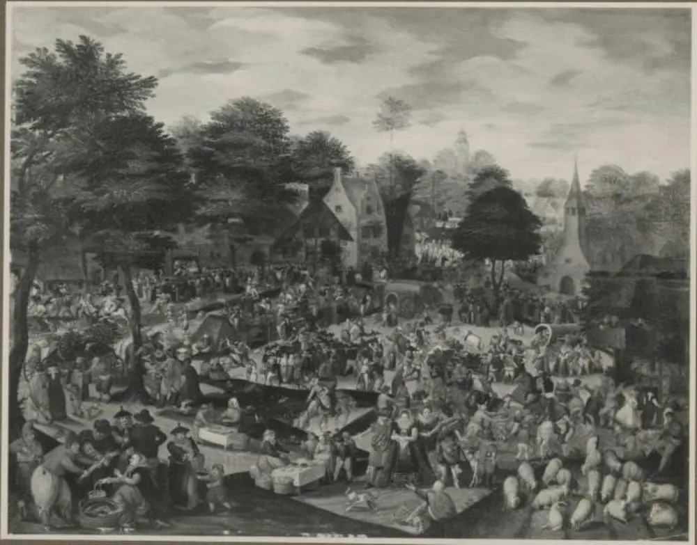 Village Fair, by Unknown