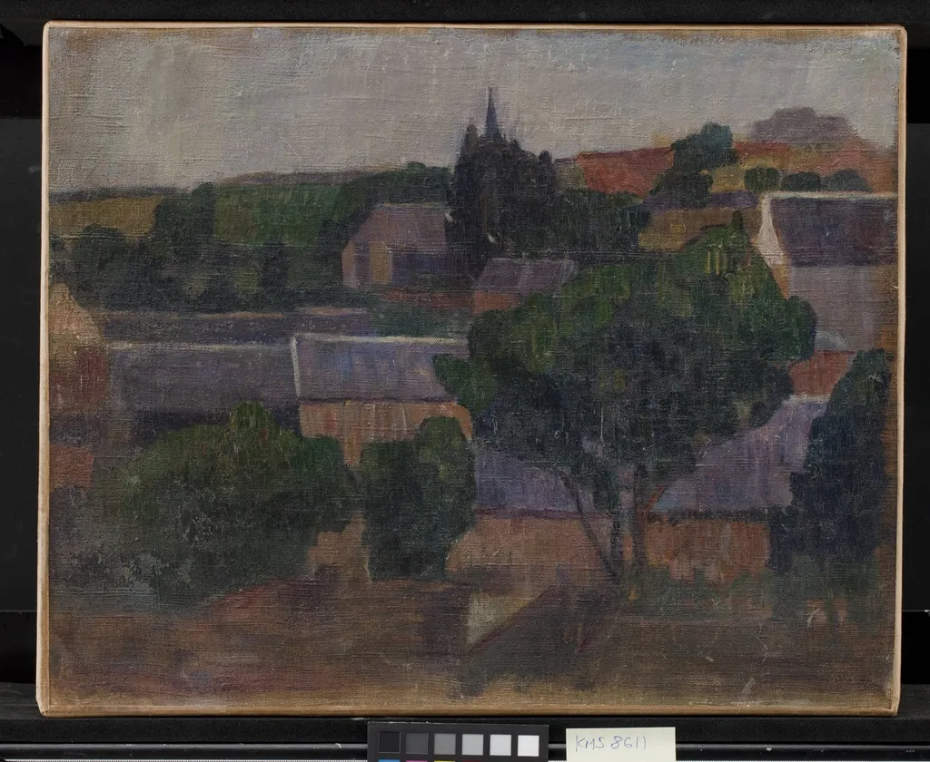 Village in Brittany, by Unknown, 1892
