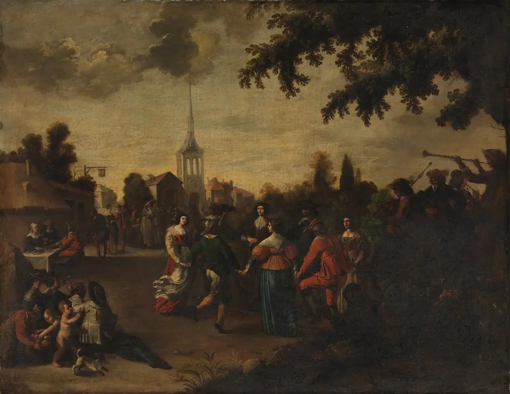 Village Merrymaking, by Unknown