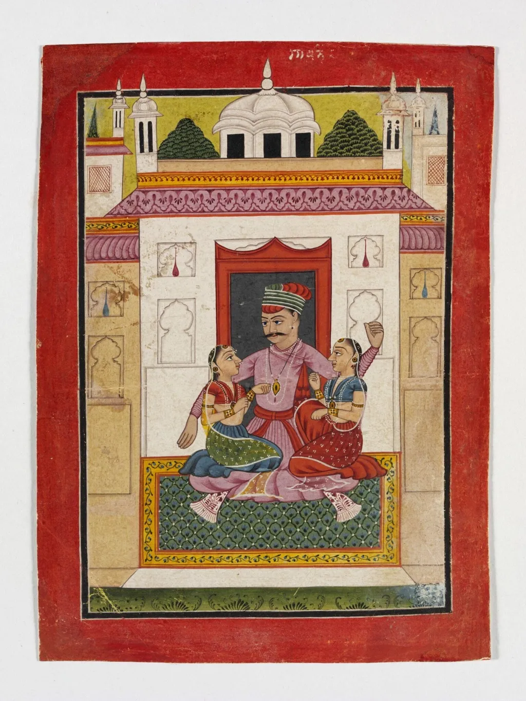 Vinoda Raga, by Unknown, paint, 1740