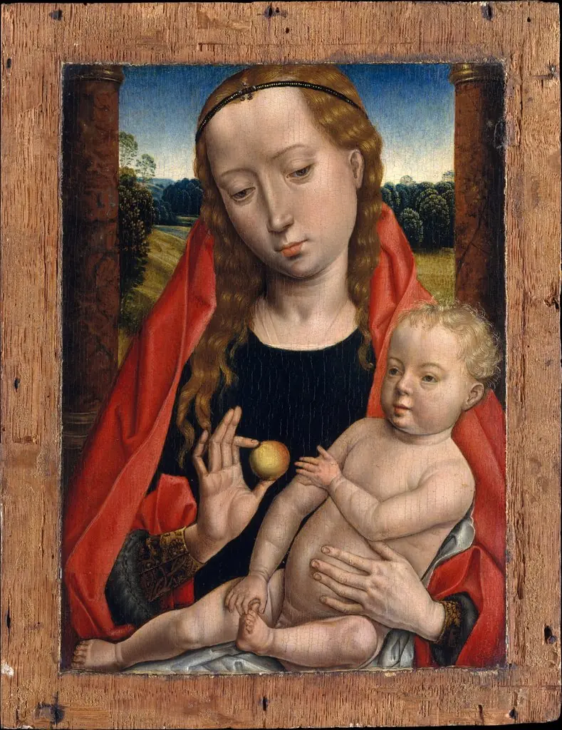 Virgin and Child, by Unknown, 1496