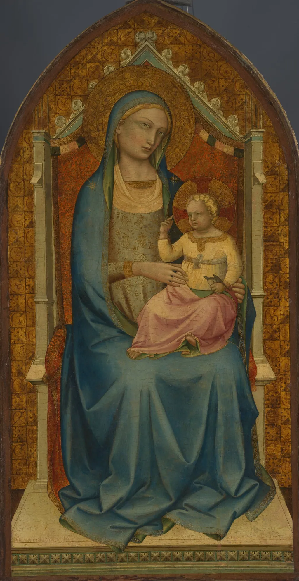 Virgin and Child, by Unknown, unspecified, 1396