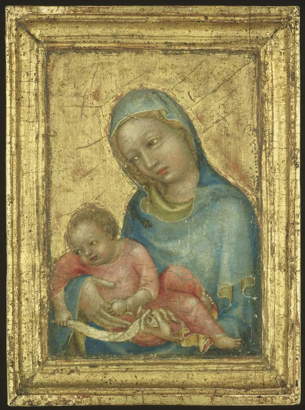 Virgin and Child, by Unknown, unspecified, 1350
