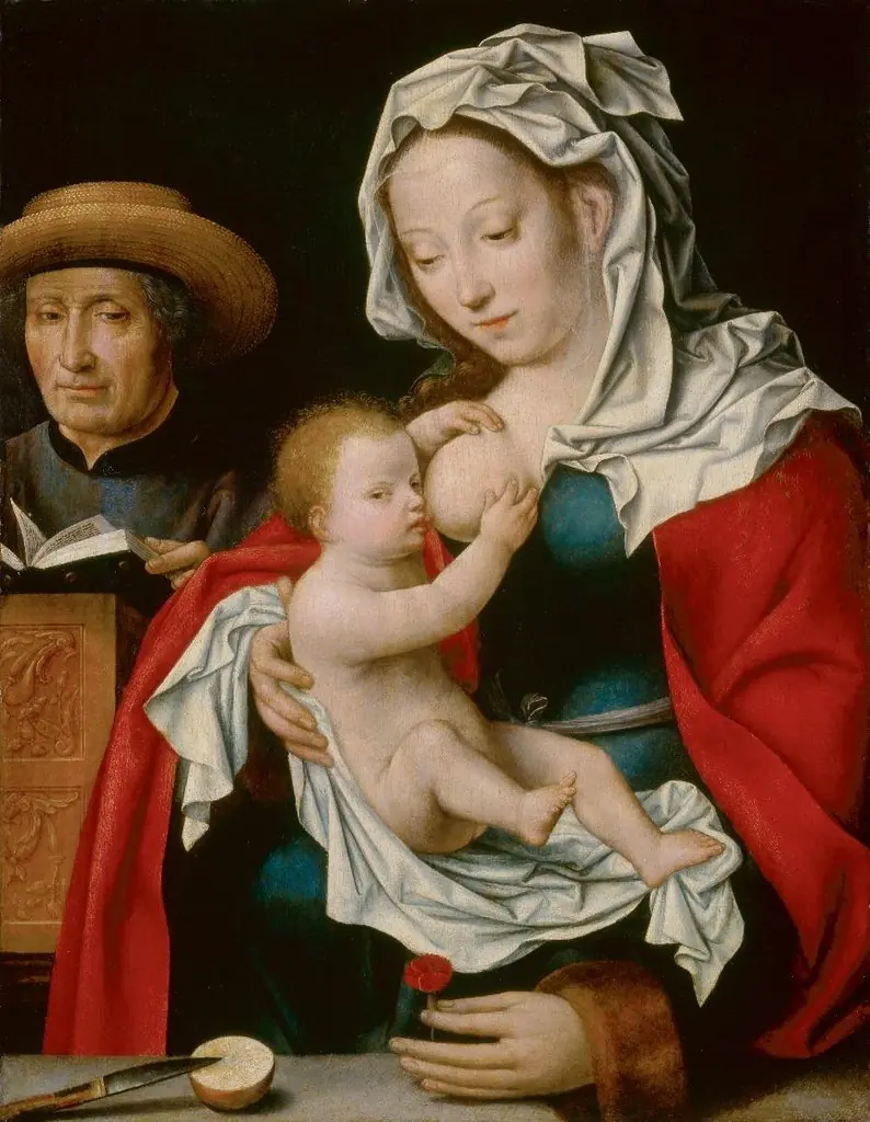 Virgin and child, by Unknown