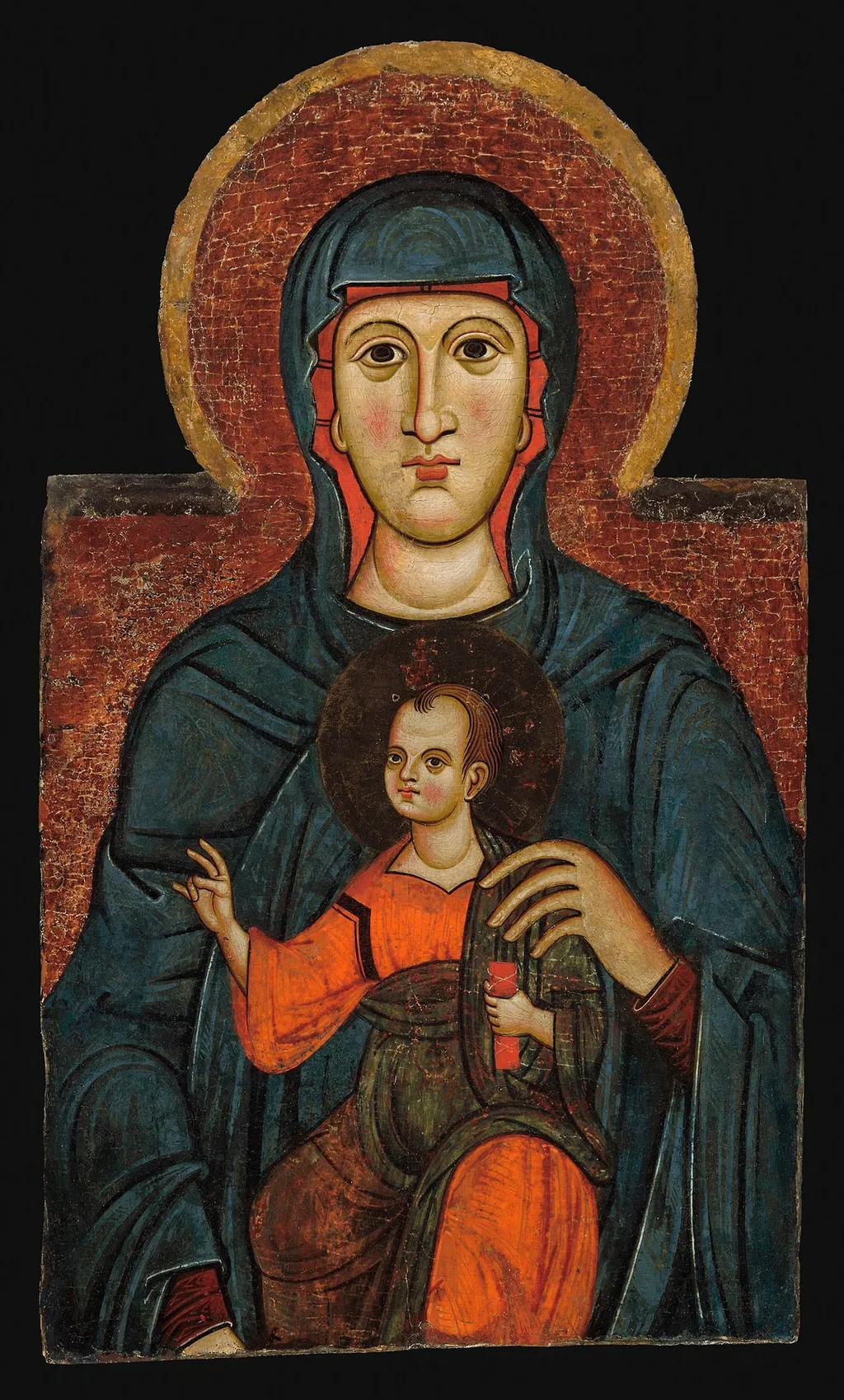 Virgin and Child, by Unknown, unspecified, 1270