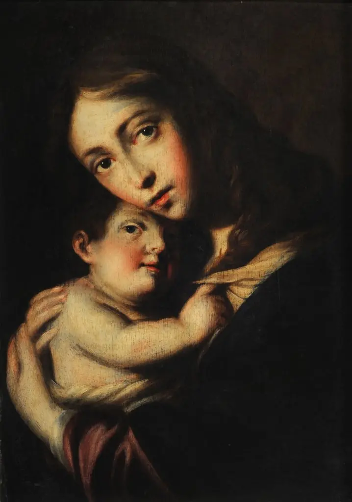 Virgin and child, by Unknown