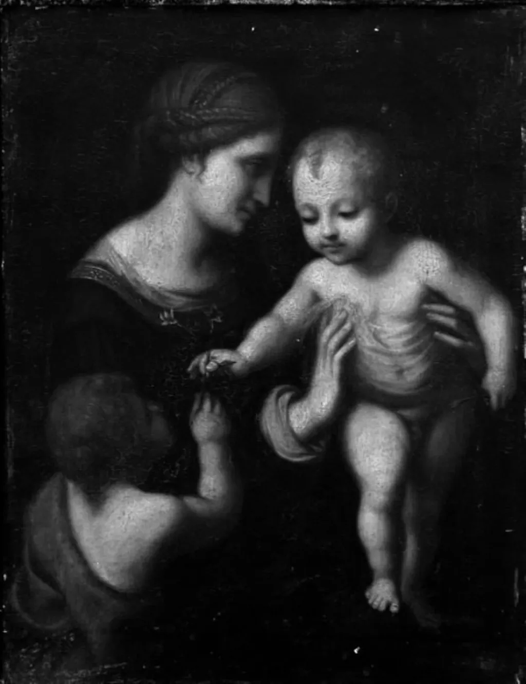 Virgin and Child with St. John, by Unknown, 1529