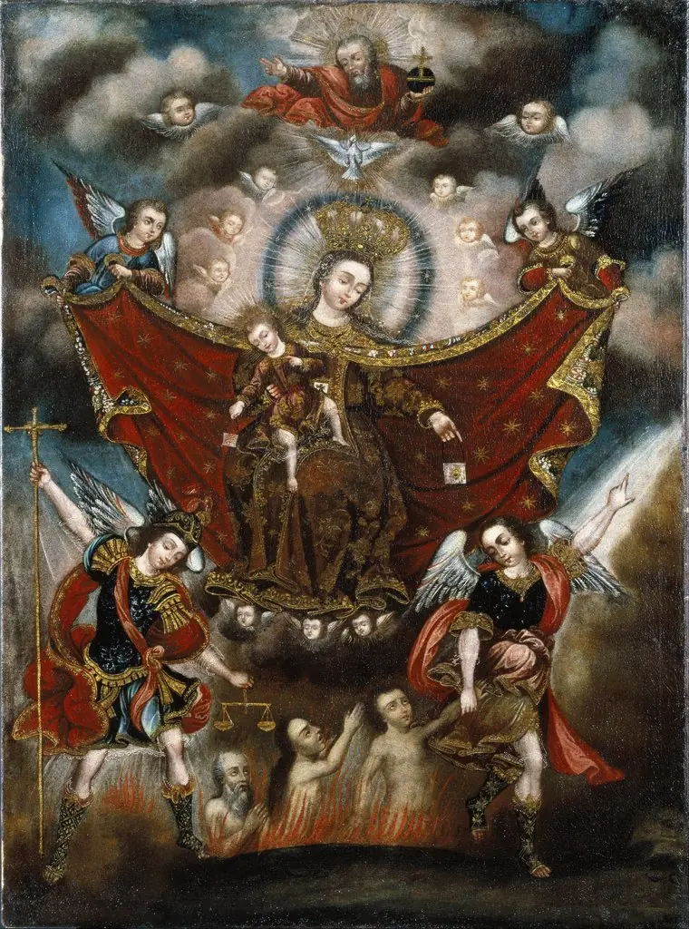 Virgin of Carmel Saving Souls in Purgatory, by Unknown