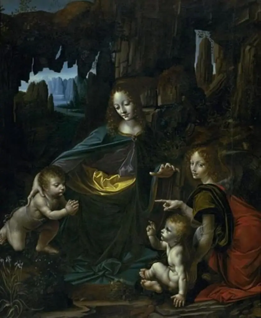 Virgin of the Rocks, by Unknown