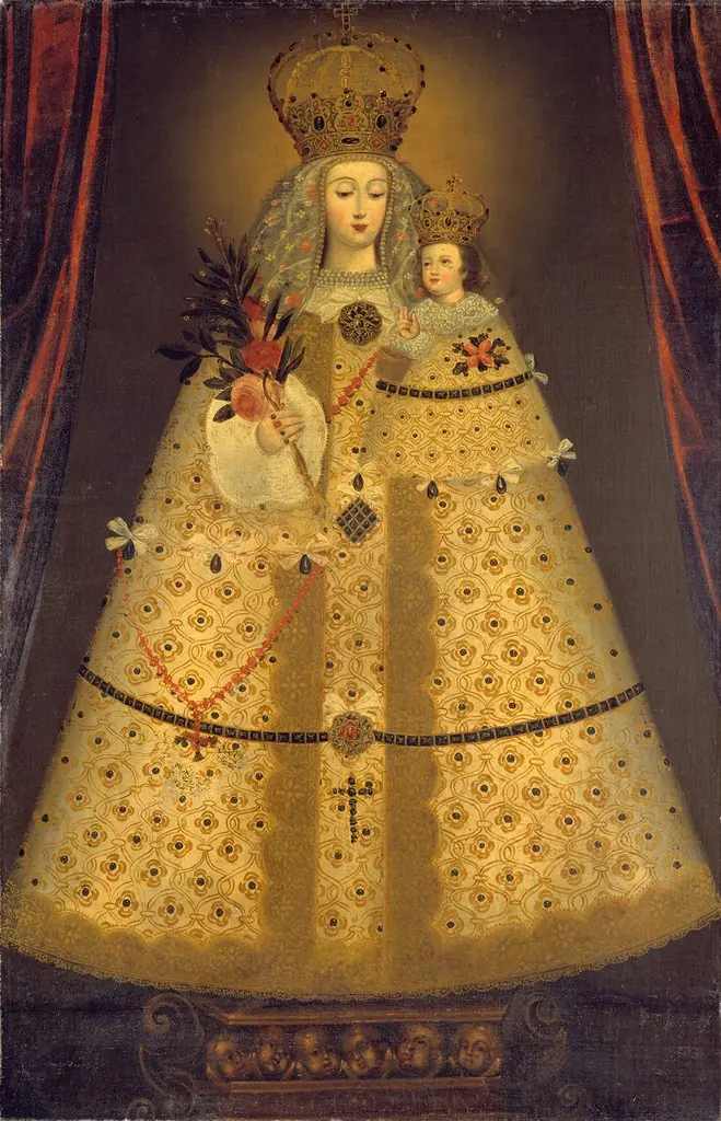 Virgin of the Rosary of Guápulo, by Unknown, 1750