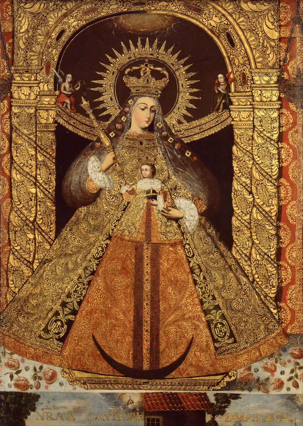 Virgin of the Victory of Malaga, by Unknown, unspecified, 1740