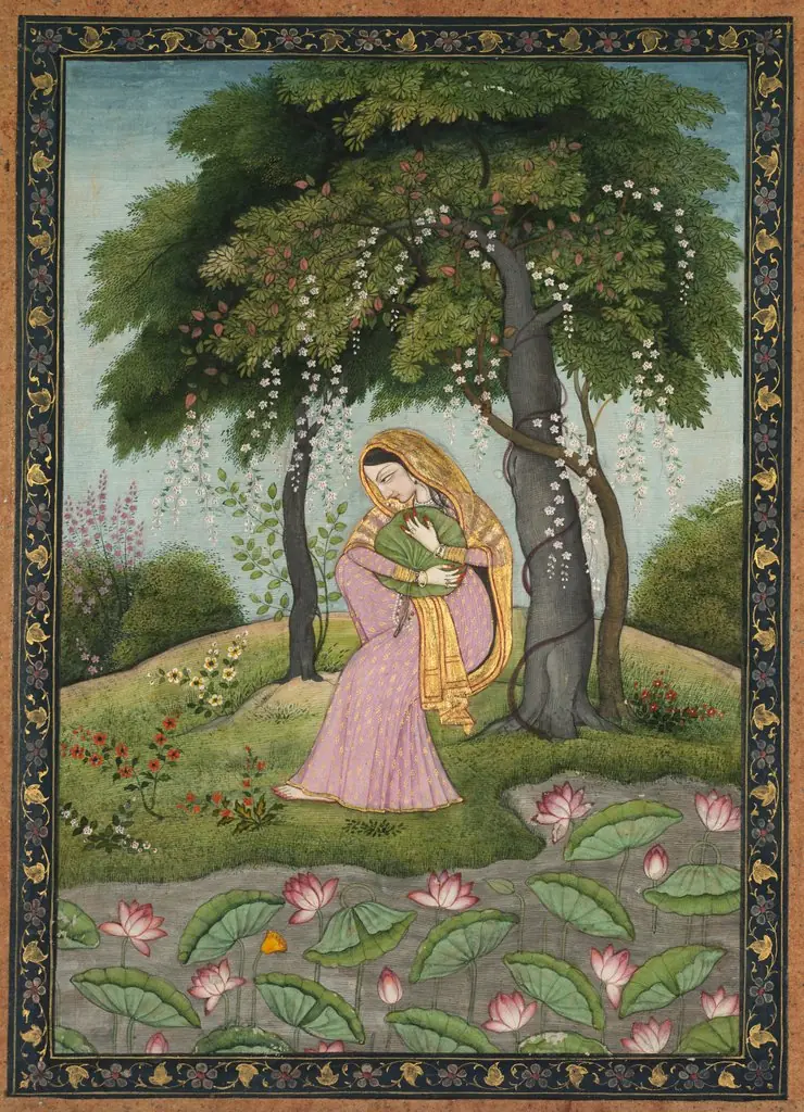 Virhini Nayika, Love-Torn Heroine, by Unknown
