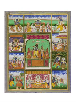 Vishnu, by Unknown, 1850