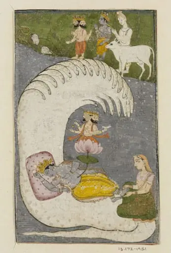 Vishnu and Lakshmi, by Unknown